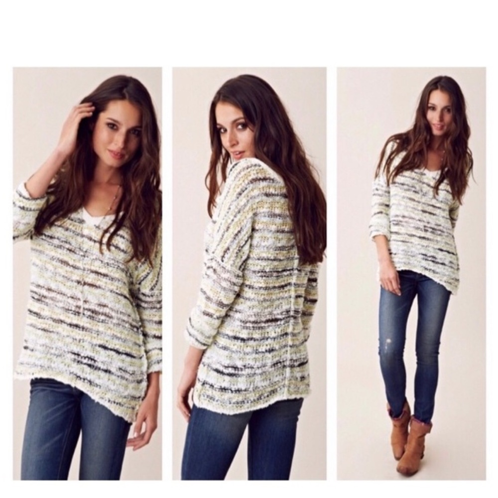 Free people multicolor sweater tunic top - Picture 8 of 8